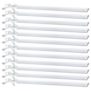 ETi 40 in. 64-Watt Equivalent Ultra Thin Magnetic Shelf Light Plug-in Integrated LED White Strip Light Fixture (12-Pack) 535091610-12PK