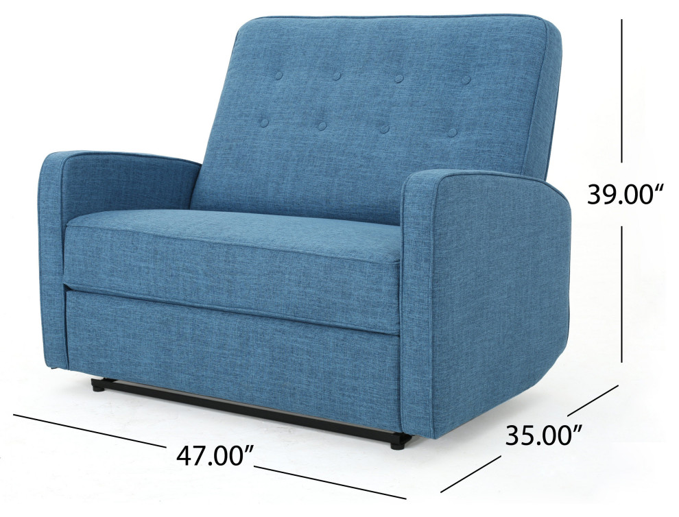 GDF Studio Callade Buttoned Fabric Reclining Loveseat   Transitional   Loveseats   by GDFStudio  Houzz