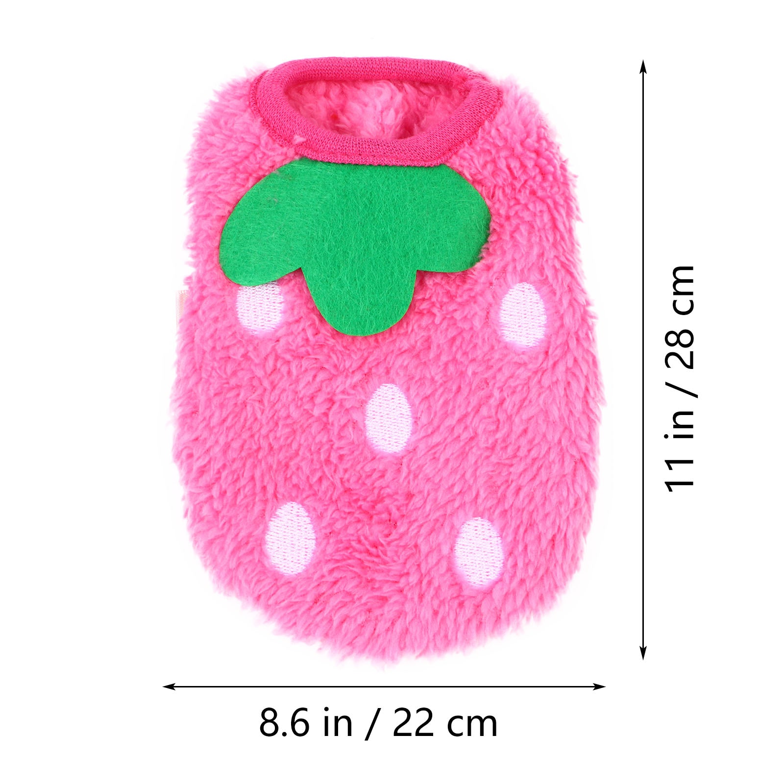 HOMEMAXS Winter Fleece Bunny Guinea Pig Clothes Small Pet Apparel Costume Pet Vest Hoodie