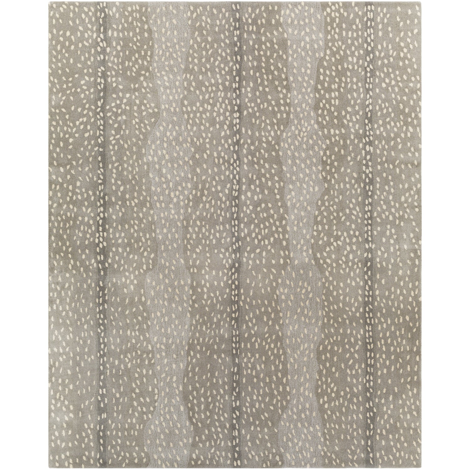 Gazelle Hand Tufted Rug in Medium Gray, Taupe, Light Gray, Beige