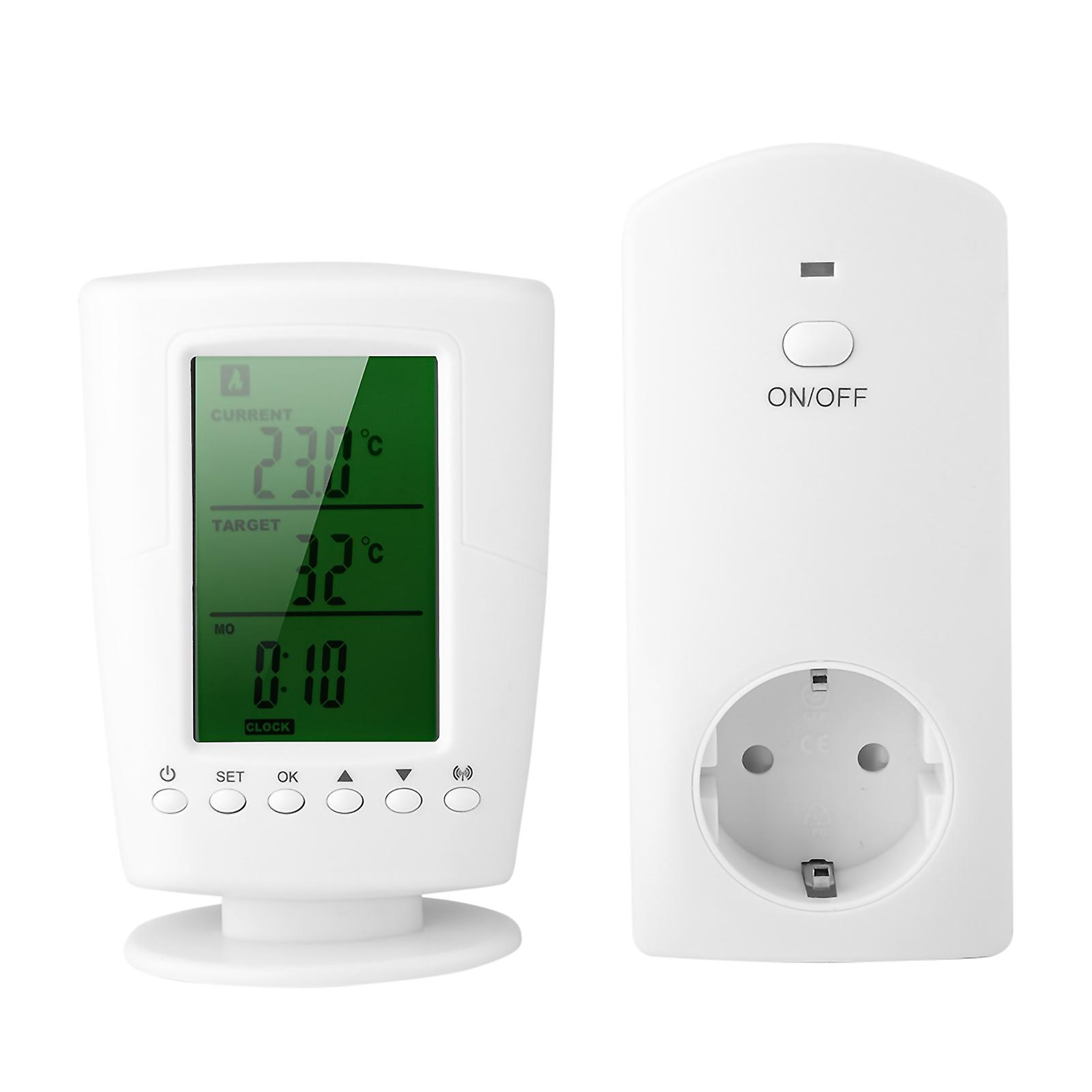 Programmable Wireless Thermostat and Socket Household Intelligent Socket (eu 110-240v)