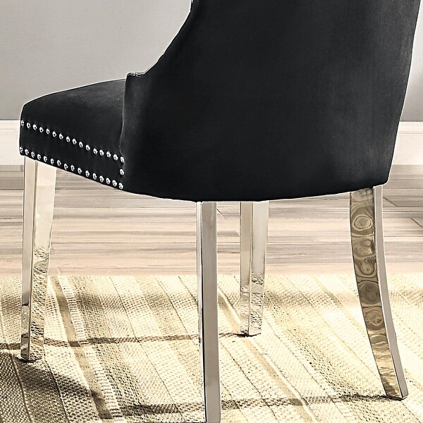 Modern Velvet Dining Chairs Set of 2