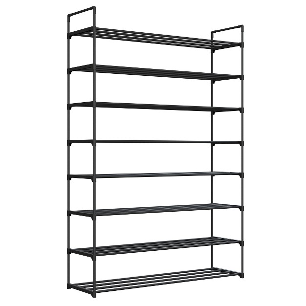 Home complete 8 tier Shoe Rack For 40 Pairs Black