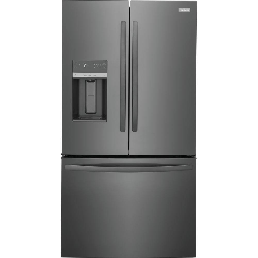 Frigidaire 27.8 Cu. Ft. French Door Refrigerator in Black Stainless Steel FRFS2823AD