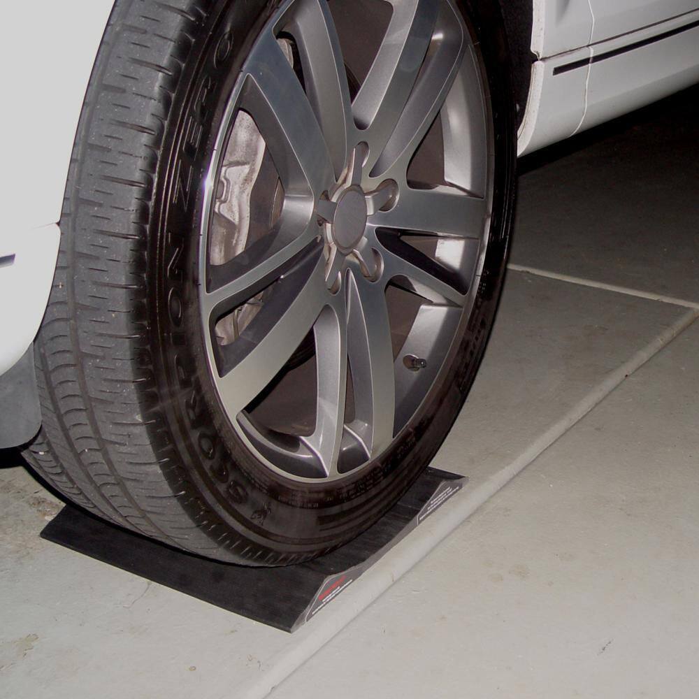 Park Smart Solid PVC 10 in. Wide Small Vehicle Tire Saver Ramps (Set of 4) 90410