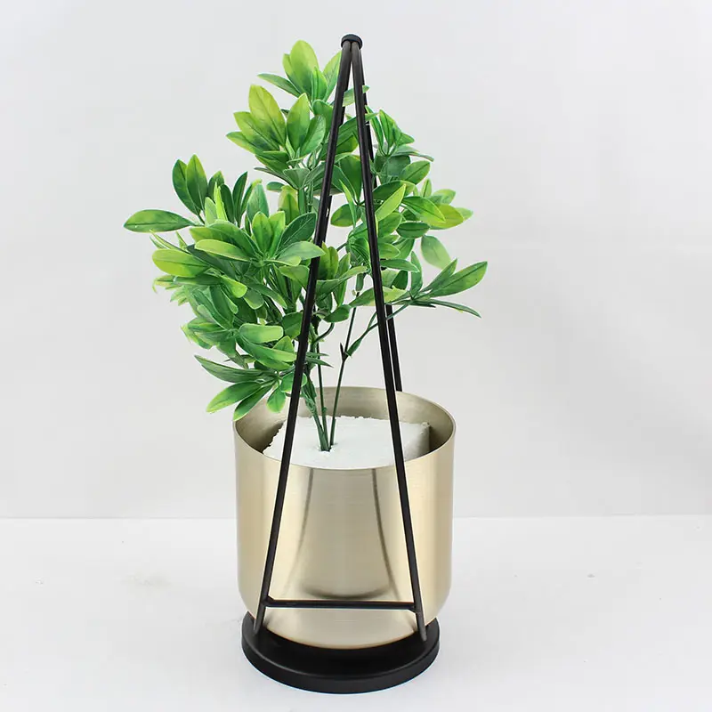 Simple Design Metal Plant Stand Home Decorative Iron Flower Rack Stand Indoor Office Wedding Flower Pot Stand