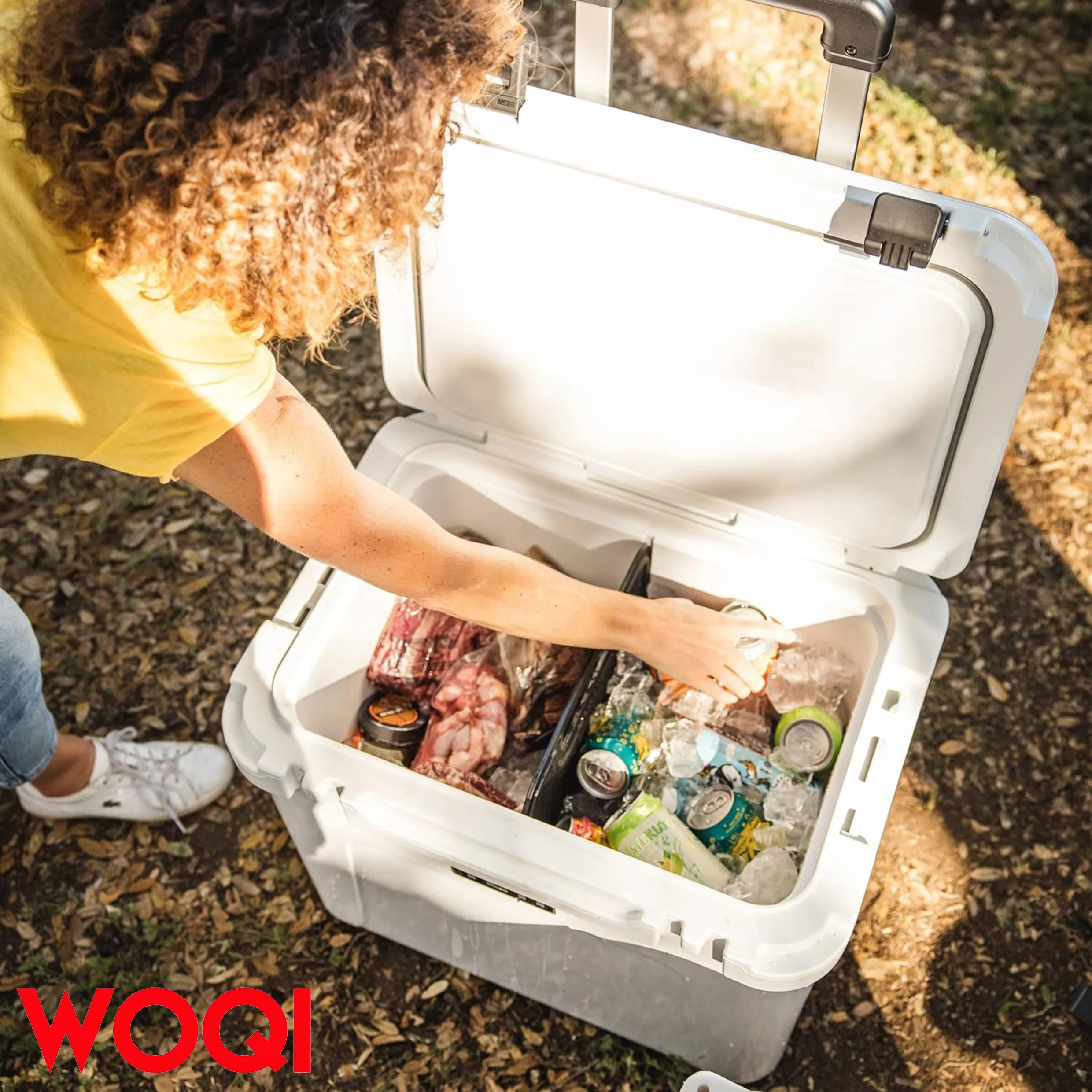 WOQI wheel cooler with telescopic handle