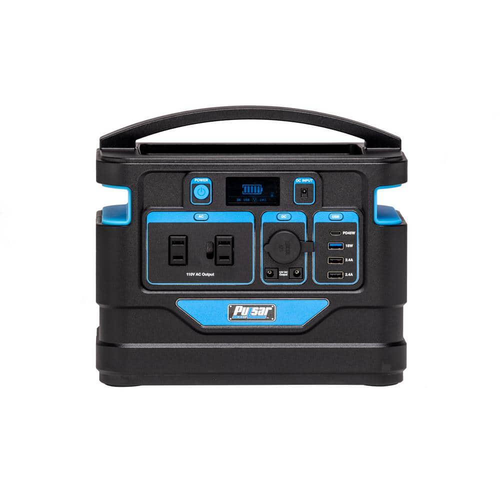 Pulsar 500Watt Power Station with Push Button Start Battery Portable Generator for Outdoors