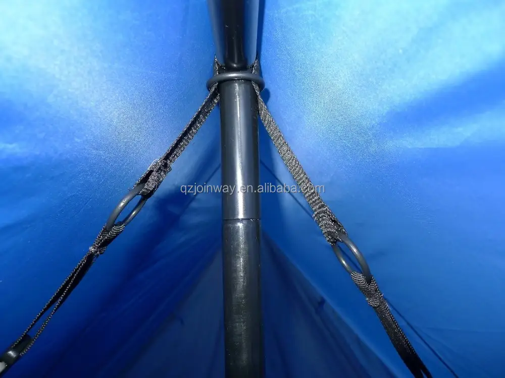 JWF 040 China cheap flood relief tent large camping equipment 8 10 person steel frame teepee tents