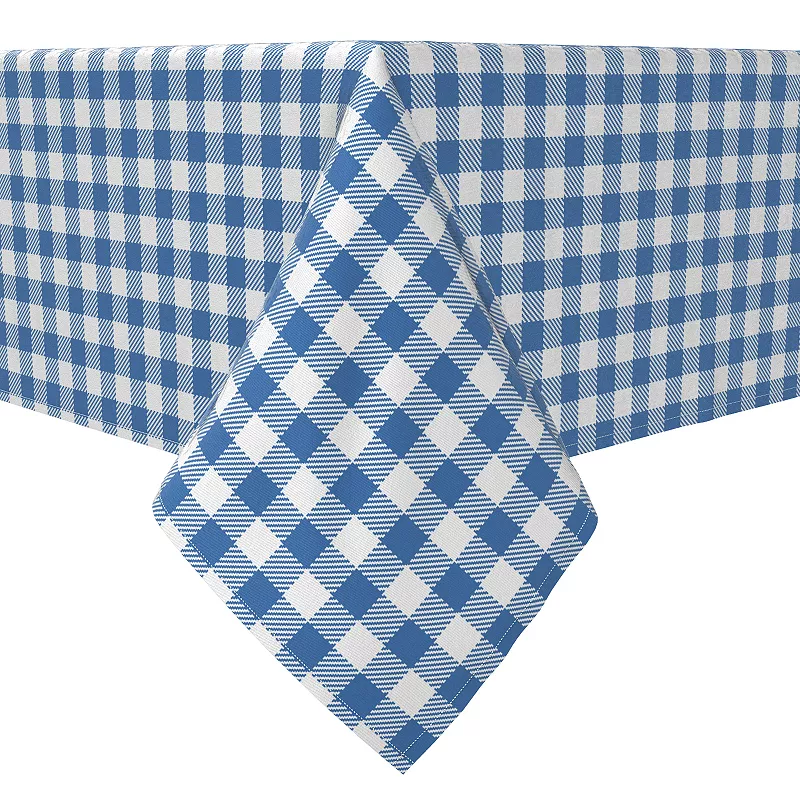 Rectangular Tablecloth， 100% Cotton， Plaid 16