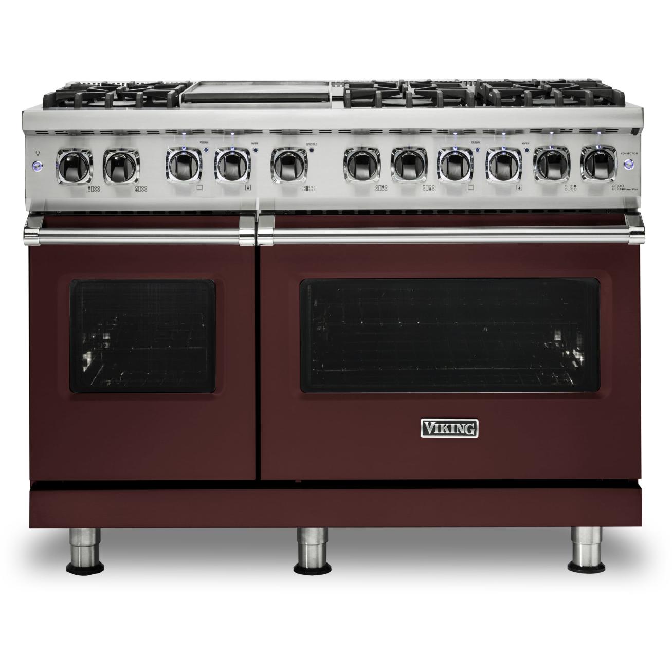 Viking 48-inch Freestanding Dual-Fuel Range with TruConvec Convection Cooking CVDR548-6GKALP