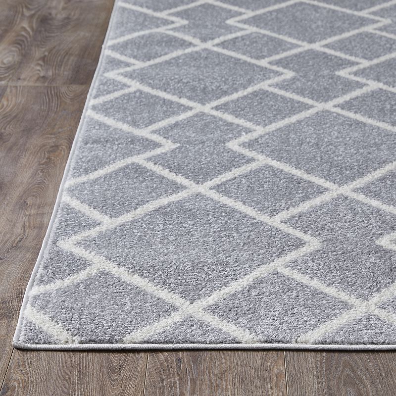 Loomaknoti Kissandrah Ble Gray Area Rug