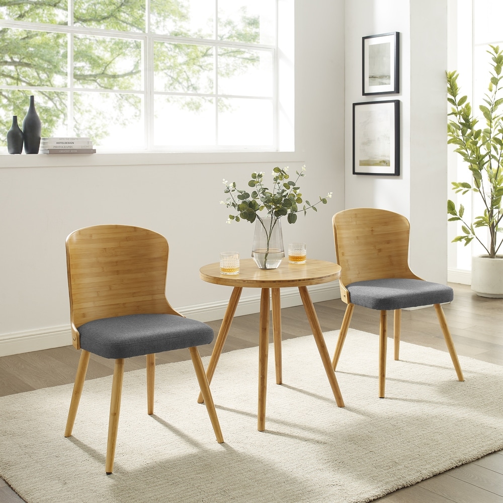 Corvus Calvados Mid century Modern Dining Chairs (Set of 2)