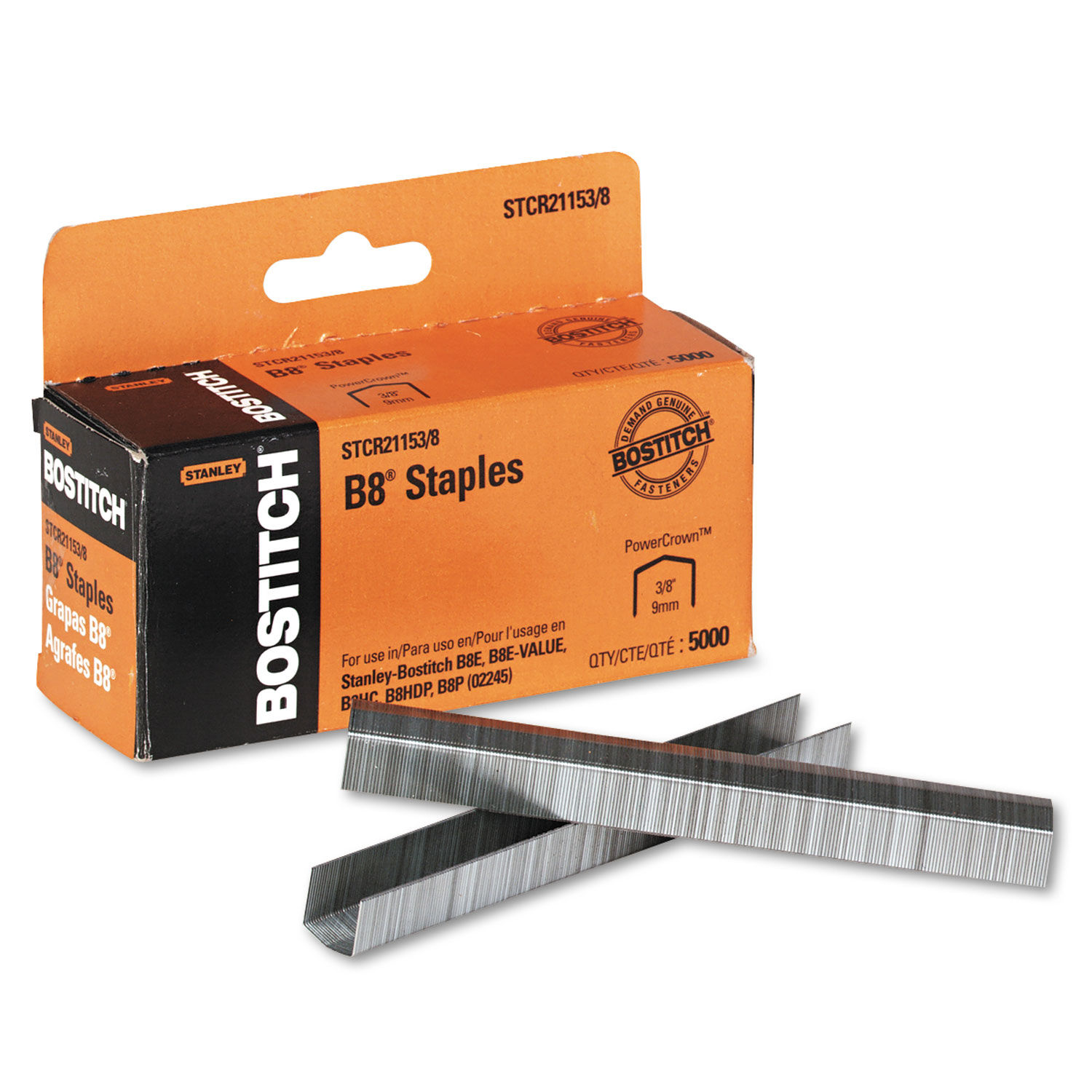 B8 PowerCrown Premium Staples by Bostitchandreg; BOSSTCR211538