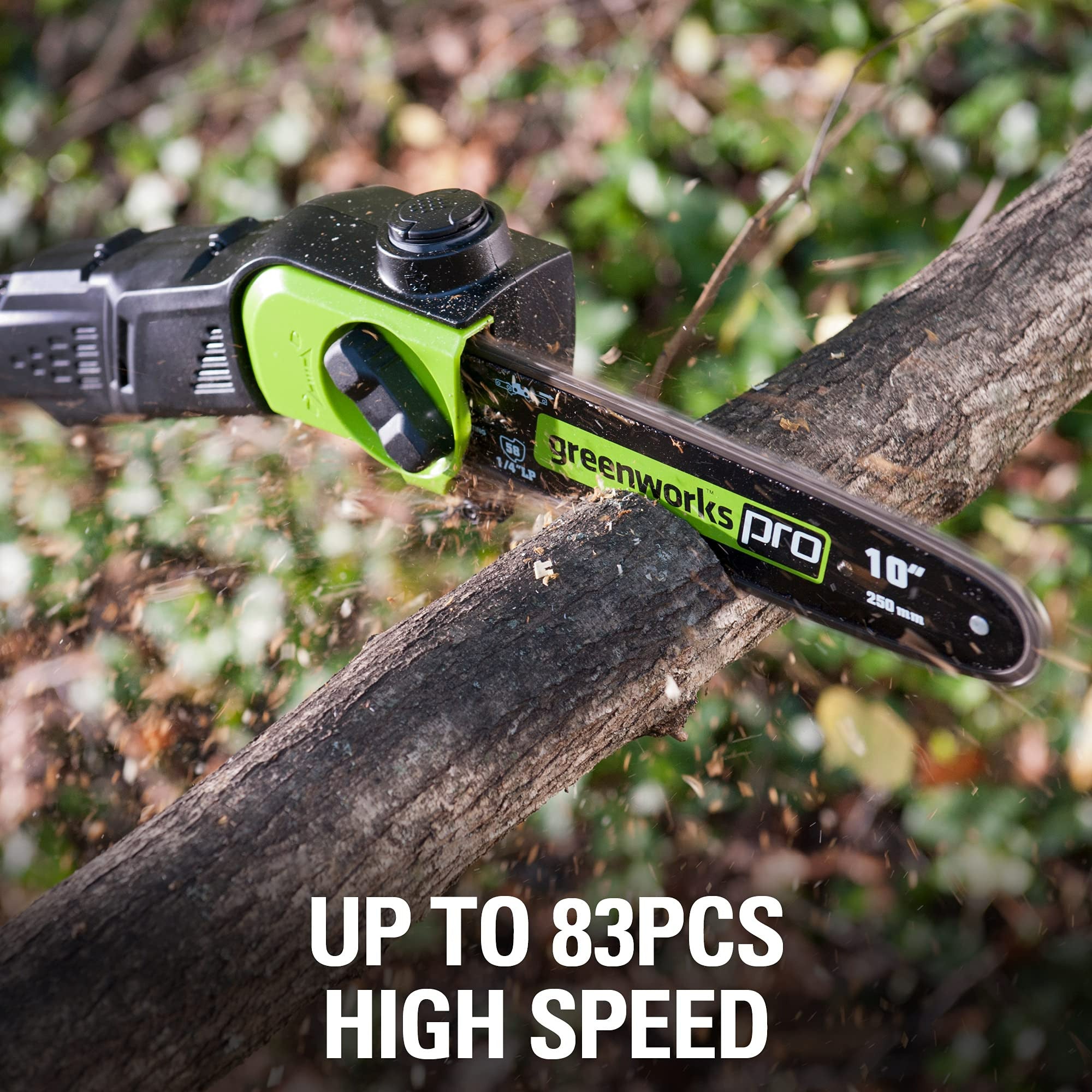 80V 10-Inch Cordless Brushless Pole Saw | Greenworks Tools