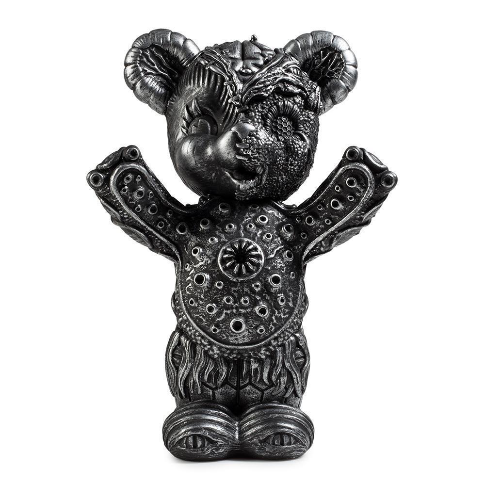 Free Hugs Bear Art Figure by Frank Kozik - Kidrobot.com Exclusive Silver Edition