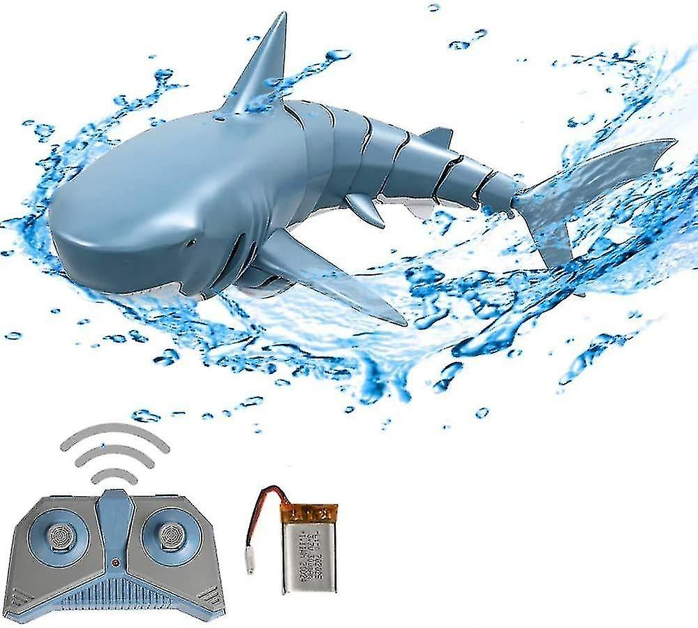 2.4ghz Remote Control Shark Boat Toy， Electric Simulation Remote Control Shark Boat Toy， Children's Pool Gift