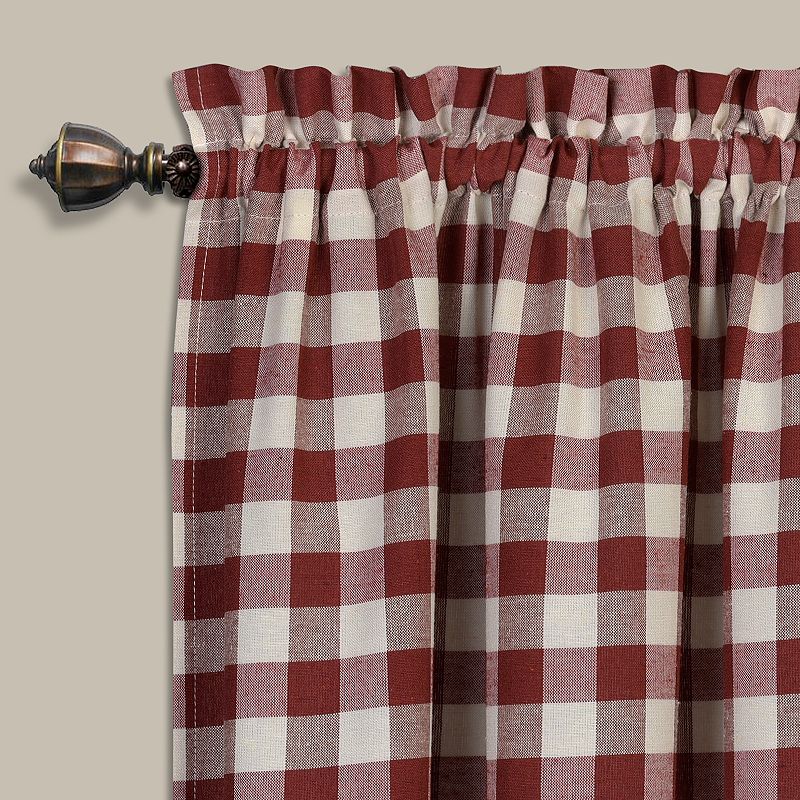 Buffalo Check 1-Panel Window Curtain