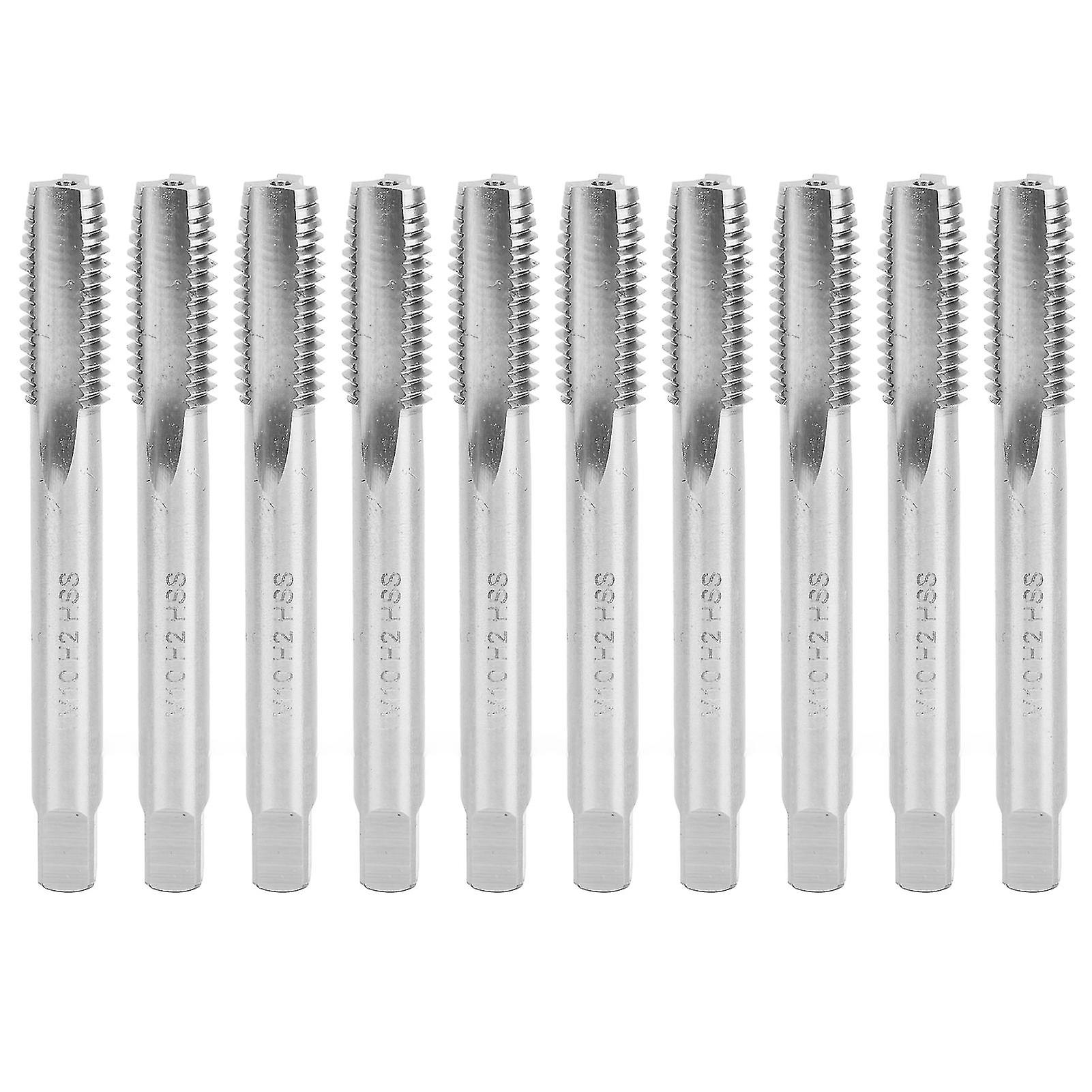 10pcs Straight Flute Tap HSS High Hardness Machine Tapping Thread Drill Bits M10 x 1.5