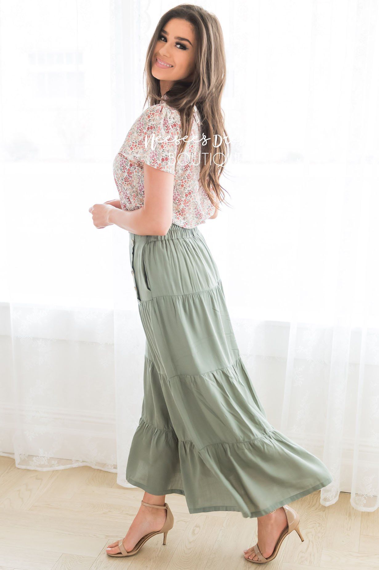 Just A Moment Modest Skirt