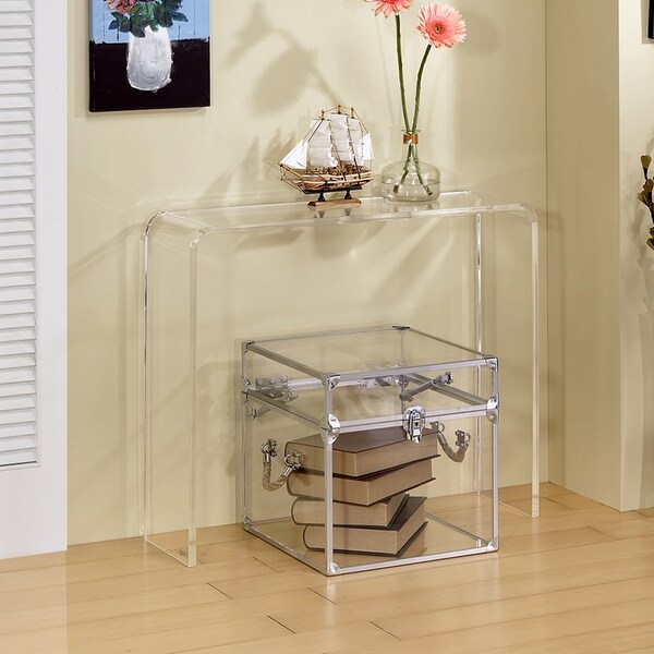 Clear Acrylic Console Table