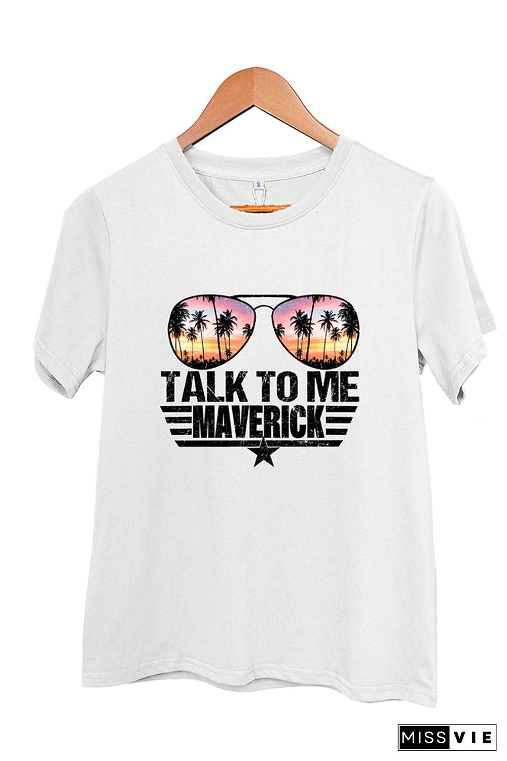 Talk To Me Goose Graphic Tee Short Sleeves Wholesale