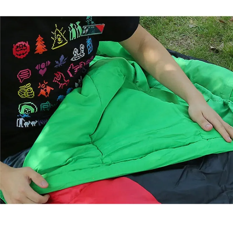 Waterproof outdoor camping sleeping bag air conditioning sleeping bag 3 season outdoor cotton sleeping bag