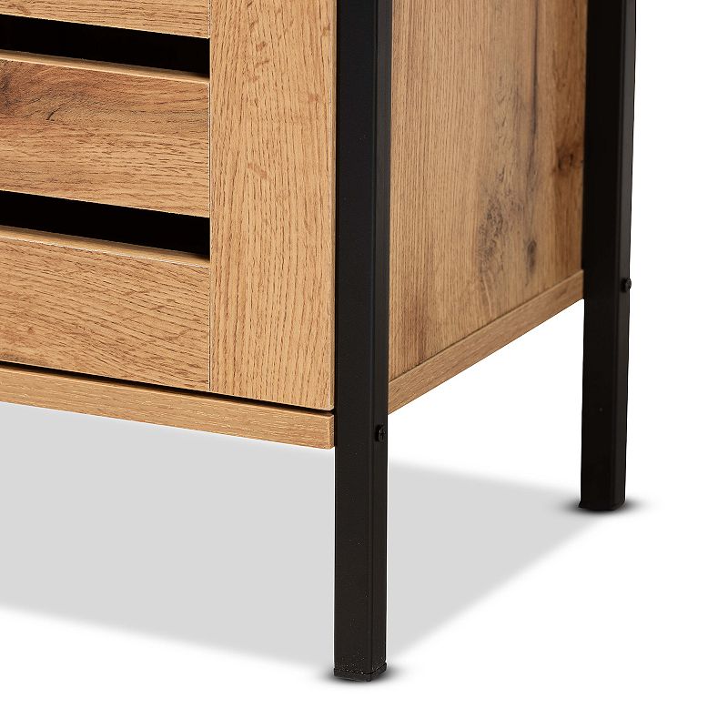 Baxton Studio Vander Shoe Storage Cabinet