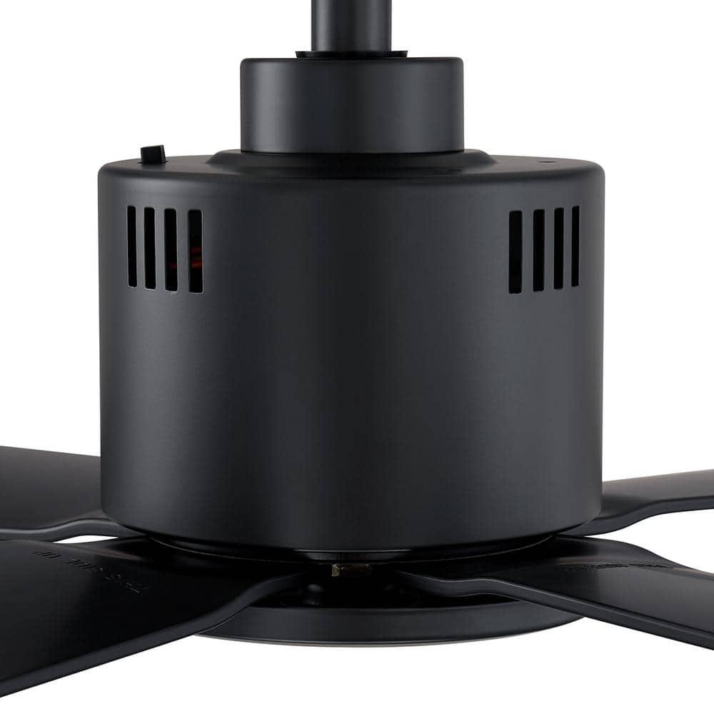 Home Decorators Collection Kitteridge 52 in Indoor Matte Black Ceiling Fan