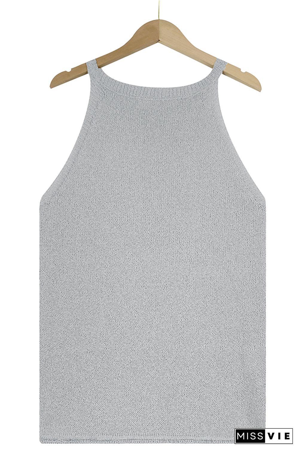 Plain Knit Tank Top