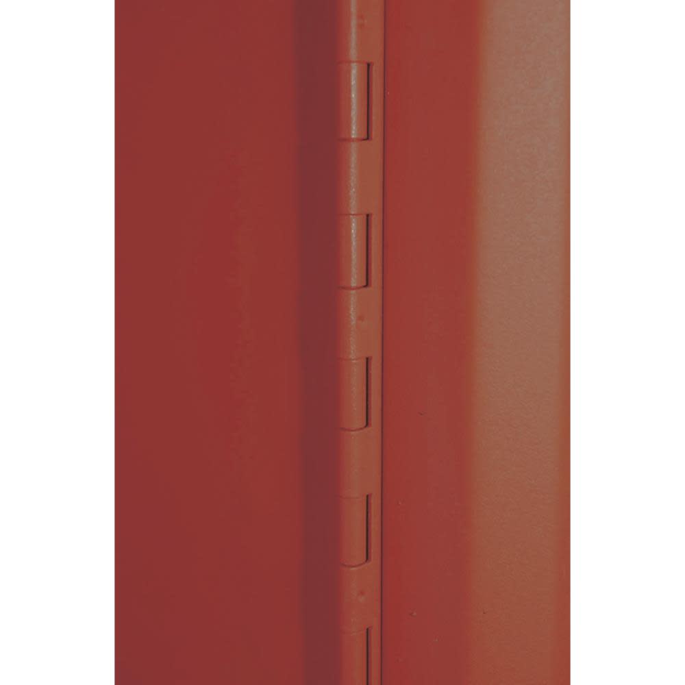 30 Gallon Combustible Manual Close Safety Cabinet ; Red ;