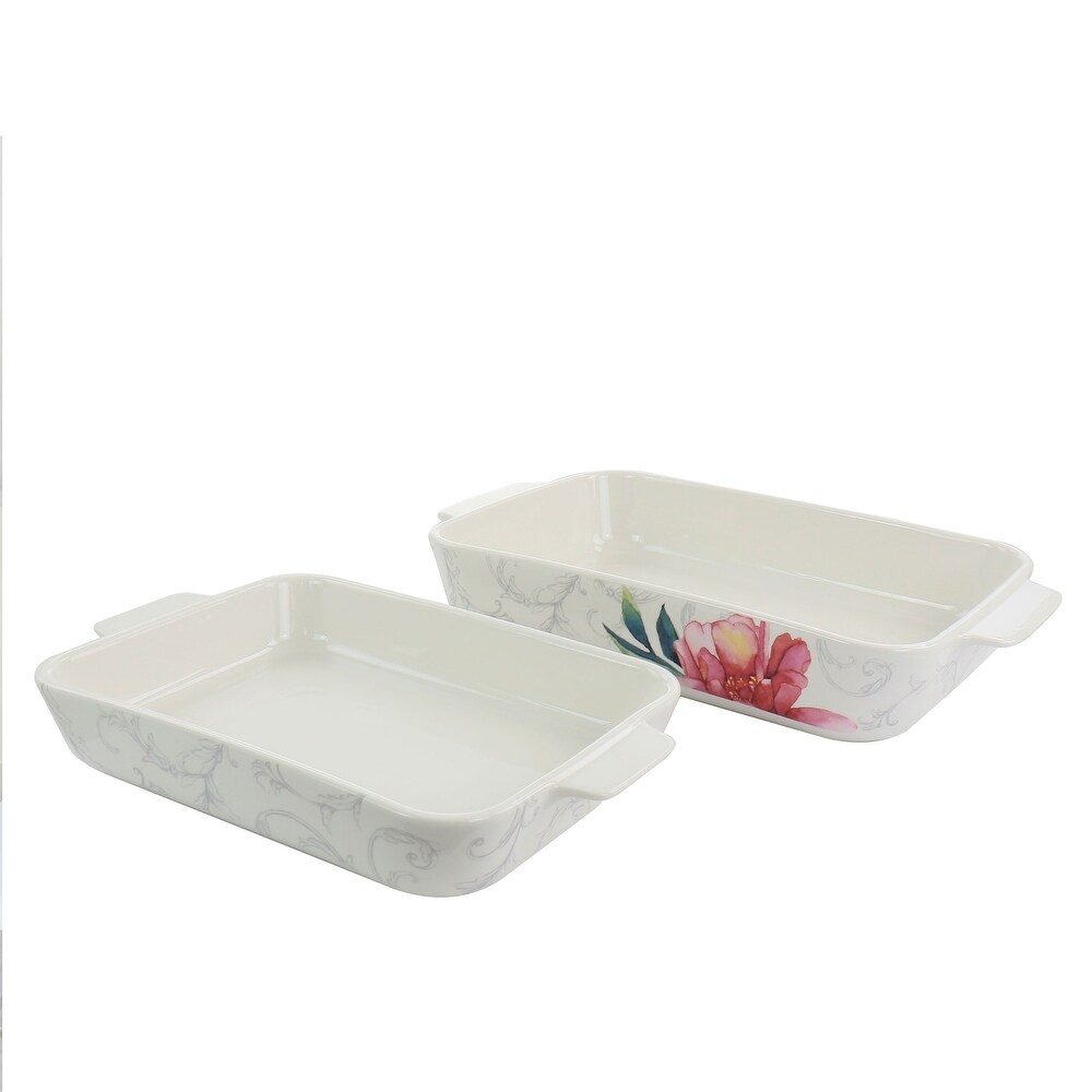 Martha Stewart Ceramic 2 Piece Baker Set