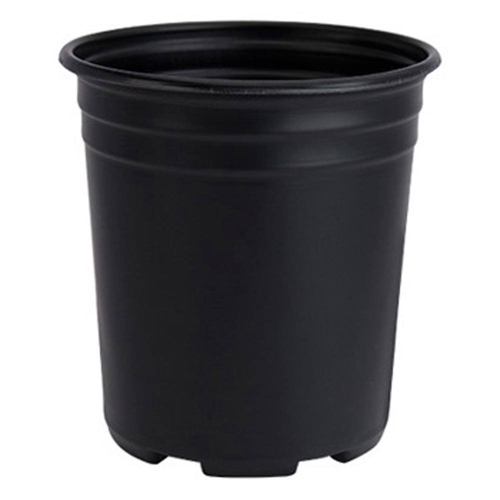 Trade 2 Gal. (1.8 Gal.) Black Thermoformed Nursery Pot TFR002G1G18