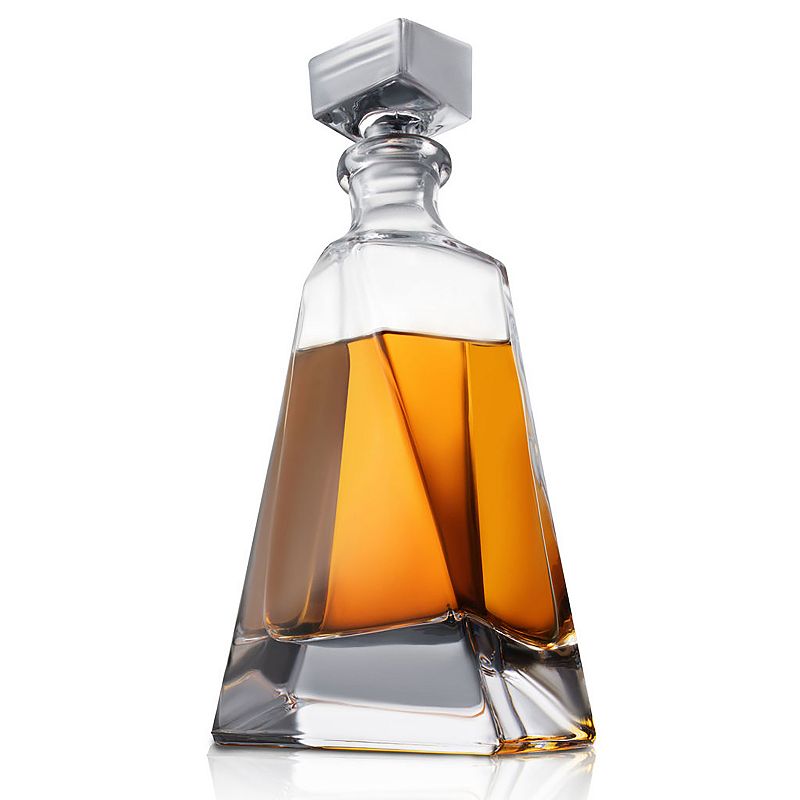 JoyJolt Atlas 22-oz. Crystal Modern Whiskey Decanter