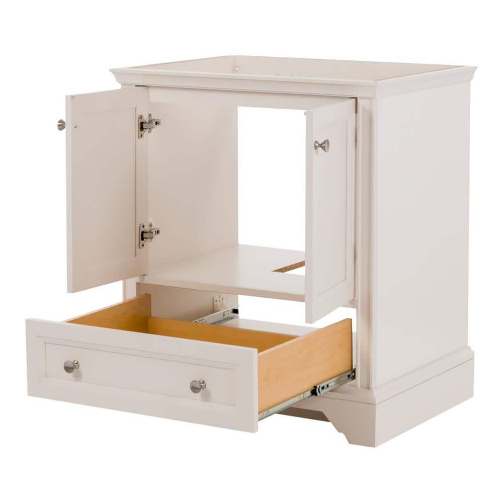 Home Decorators Collection Stratfield 30 in W x 2157 in D x 3425 in H Bath Vanity Cabinet Only in Cream