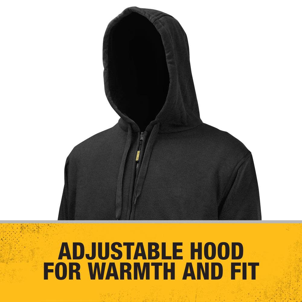 DW 20V Max Mens Heated Bare Tool Hoodie Small Black DCHJ067B-S from DW