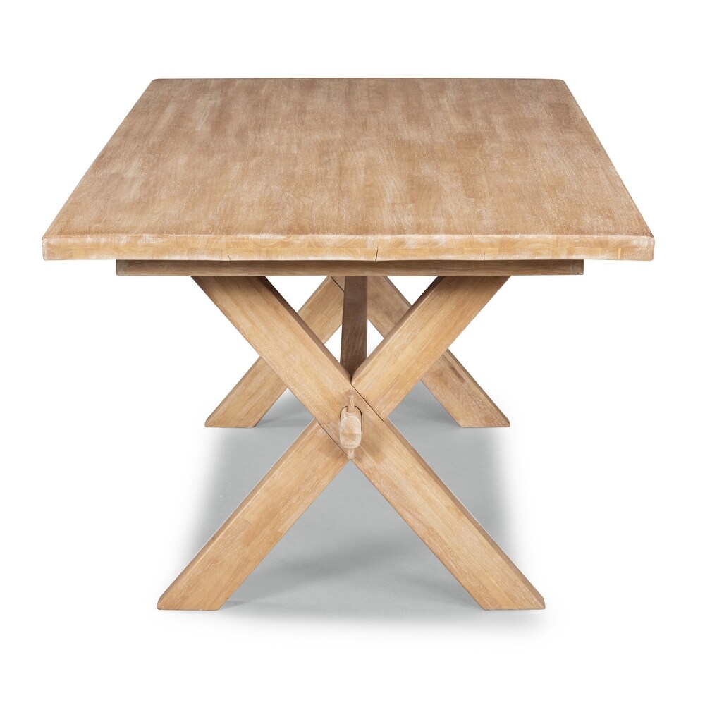 Homestyles Cambridge Off White Wood Dining Table   60\