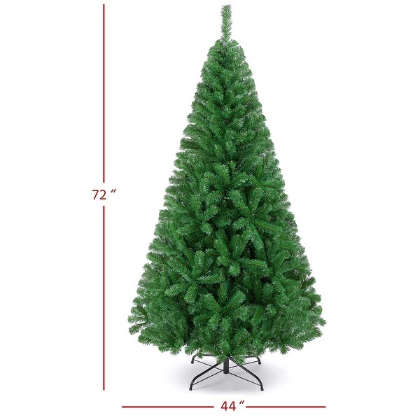 Yaheetech 6Ft/7.5Ft Artificial Lifelike Artificial Christmas Pine Tree