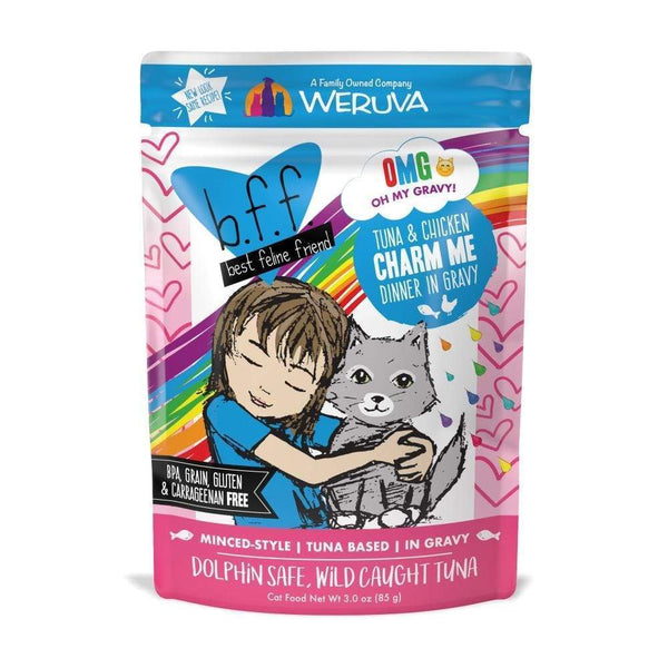 Weruva BFF Tuna and Chicken Charm Me Recipe Single Pouches Wet Cat Food