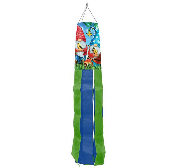 Briarwood Lane Spring Gnome Sweet Gnome Spring Windsock Wind Twister 40x6