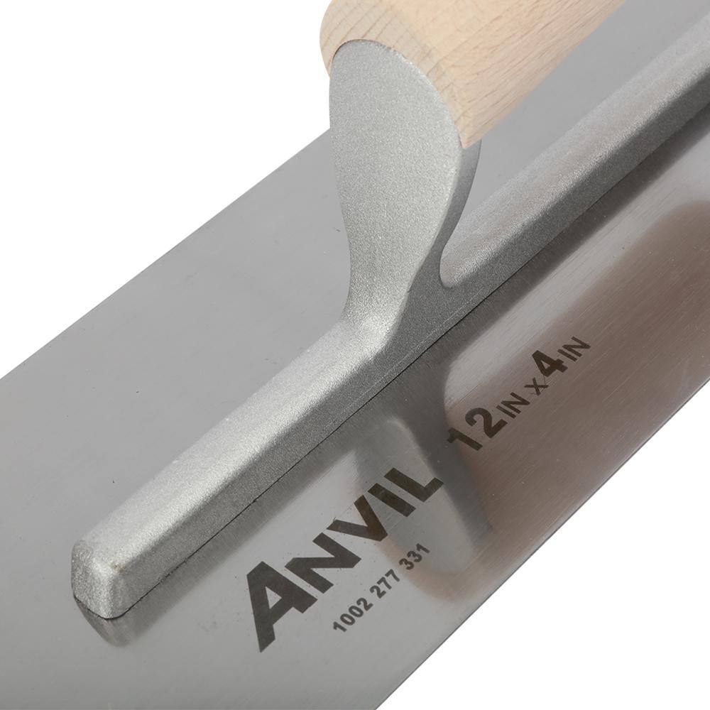 Anvil 12 in. x 4 in. Finishing Trowel 57461