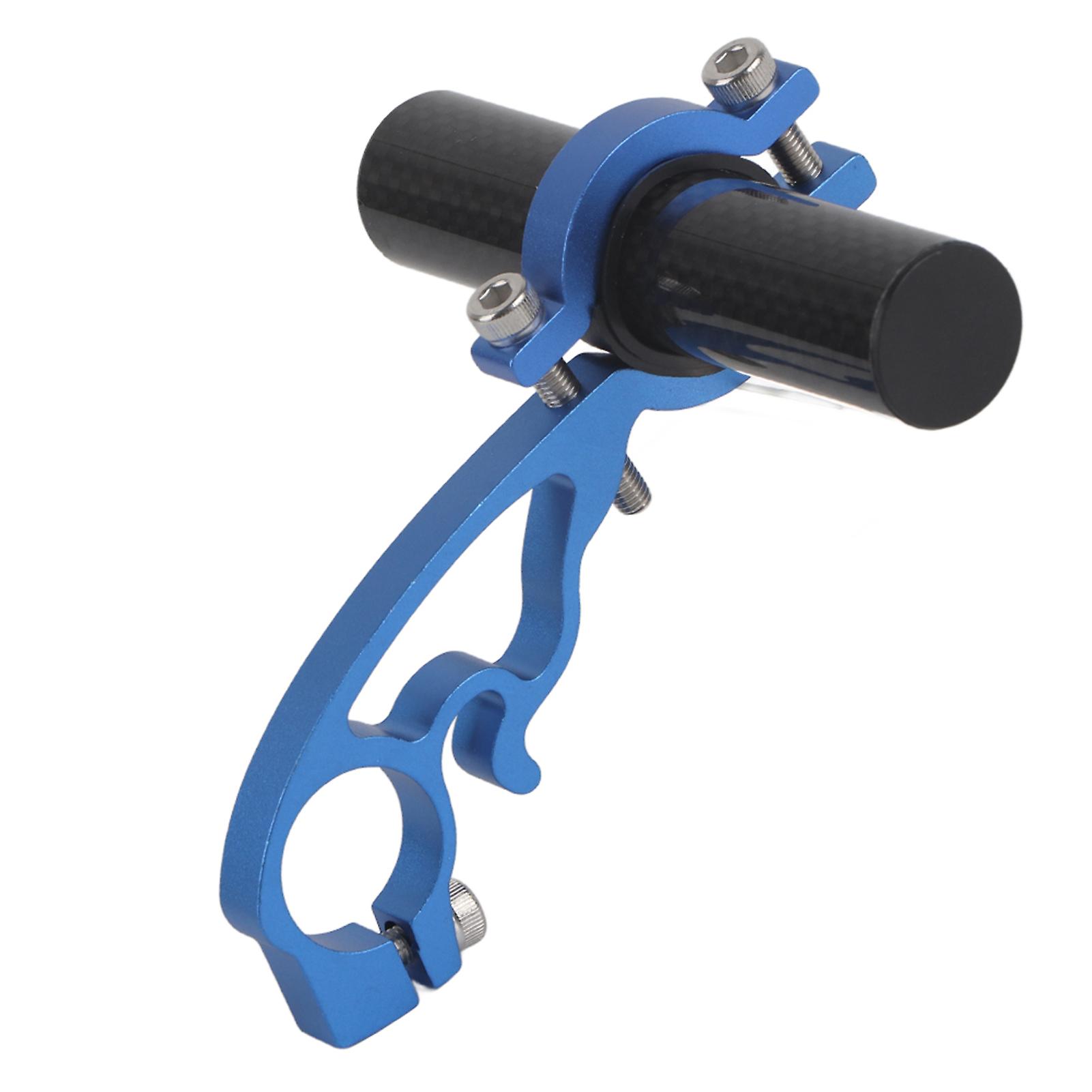 Bike Cycling Handlebar Extender Extension Holder Mount For Gps Lamp/units/headlights (blue)