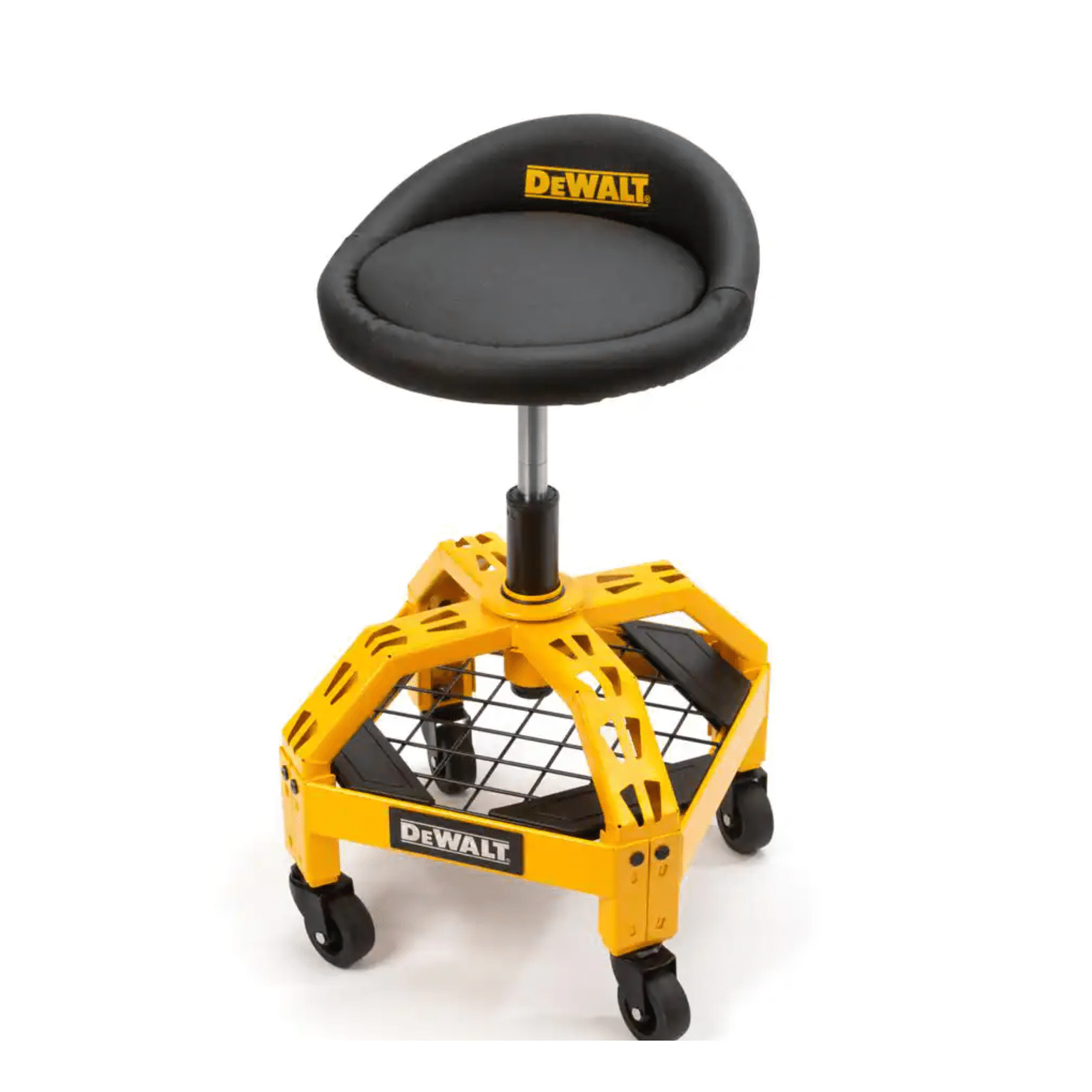 Dewalt DXSTAH025 24 in.H x 16 in.W x 16 in.D Adjustable Shop Stool with Casters