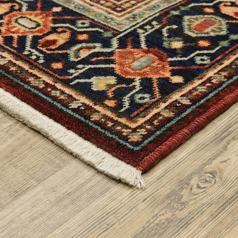 StyleHaven Linwood Southwest Medallion Fringed Area Rug