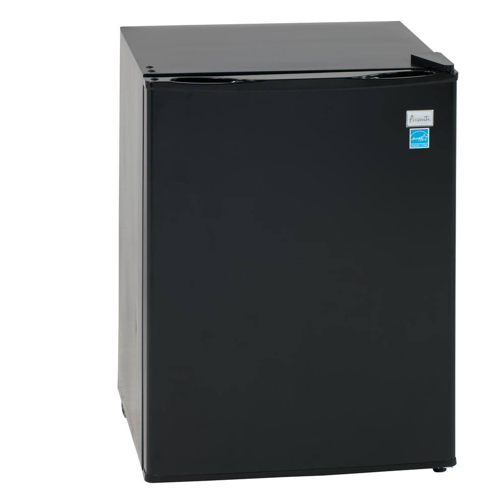 Avanti 2.4 cu. ft. Compact Mini Fridge with Freezer in Black RM24T1B