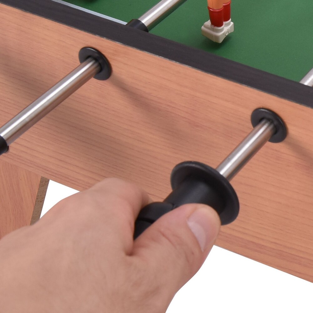 Costway 27'' Foosball Table Competition Game Room Soccer football   27'' x 15'' x 9''