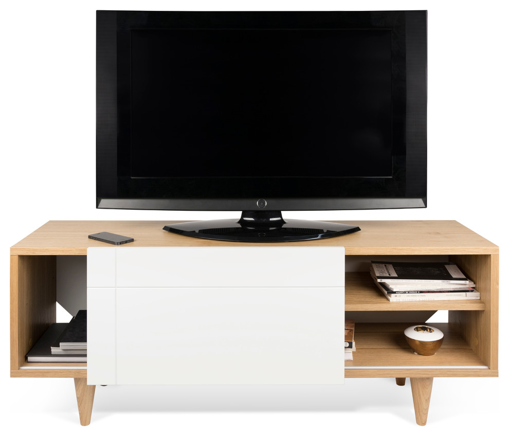 Cruz TV Table   Contemporary   Entertainment Centers And Tv Stands   by TEMAHOME  Houzz