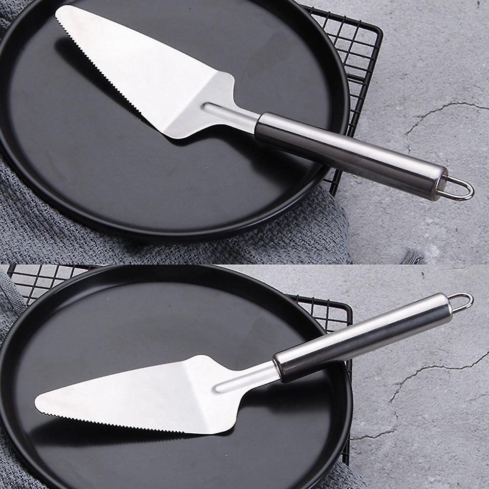 2Pcs Stainless Steel Multifunctional Triangular Pizza Cutter Shovel Spatula Kitchen Accessories