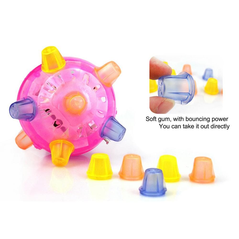 Toddlers Baby Music Shake Dancing Ball Move And Crawl Sensory Ball Toys For Kids Flashing Bouncing Educational Ball Toys