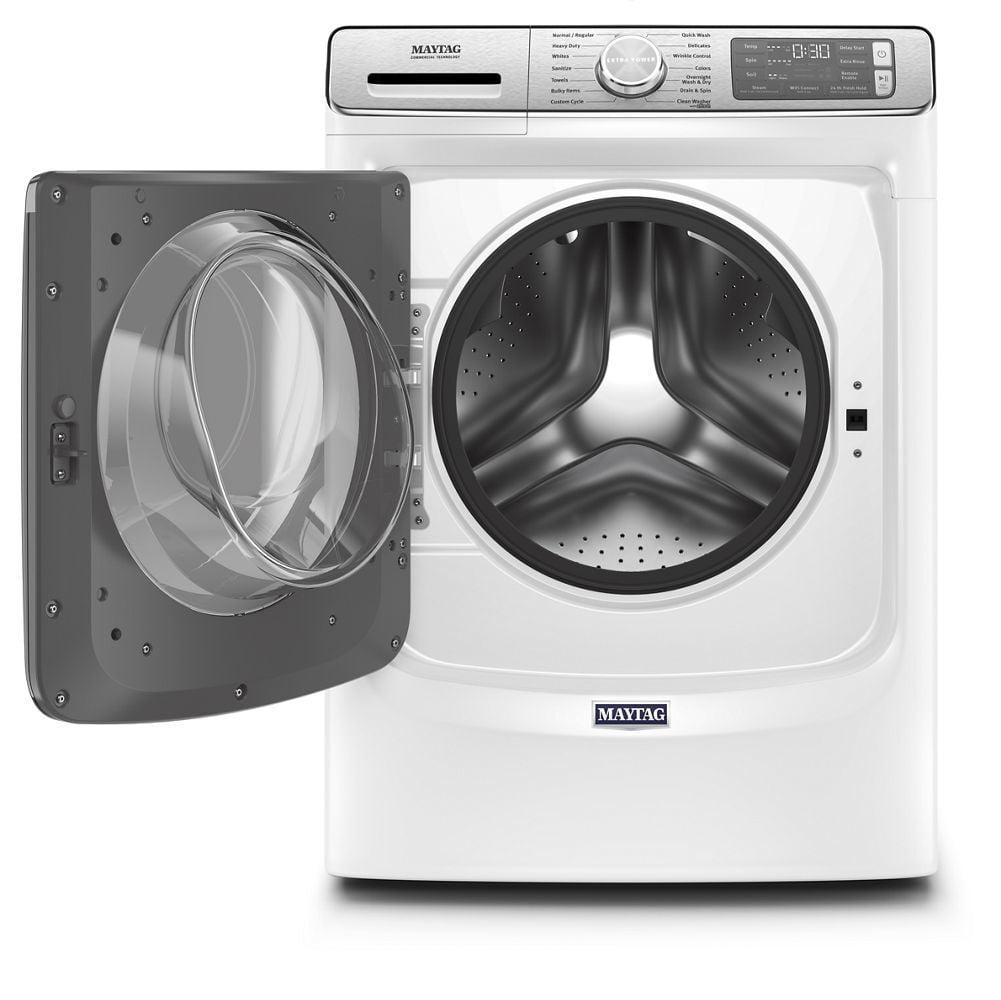 Maytag MHW8630HW Smart Front Load Washer With Extra Power And 24-Hr Fresh Hold® Option - 5.0 Cu. Ft.